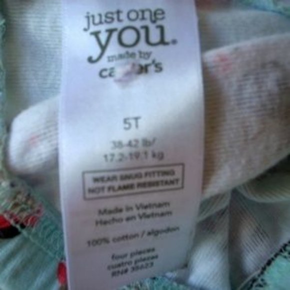 ❤️ JUST ONE YOU CARTER 2p Cozy Teddy Beat 5T - Picture 6 of 6